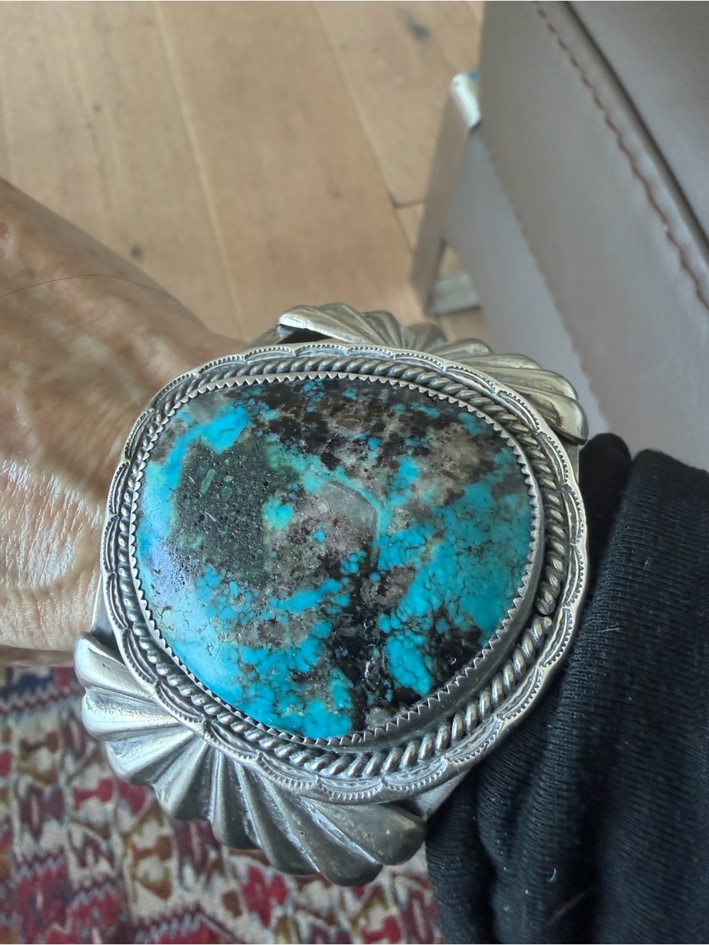 Exquisite Turquoise Treasure Cuff Bracelet